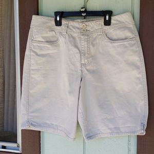 Cream Shorts
